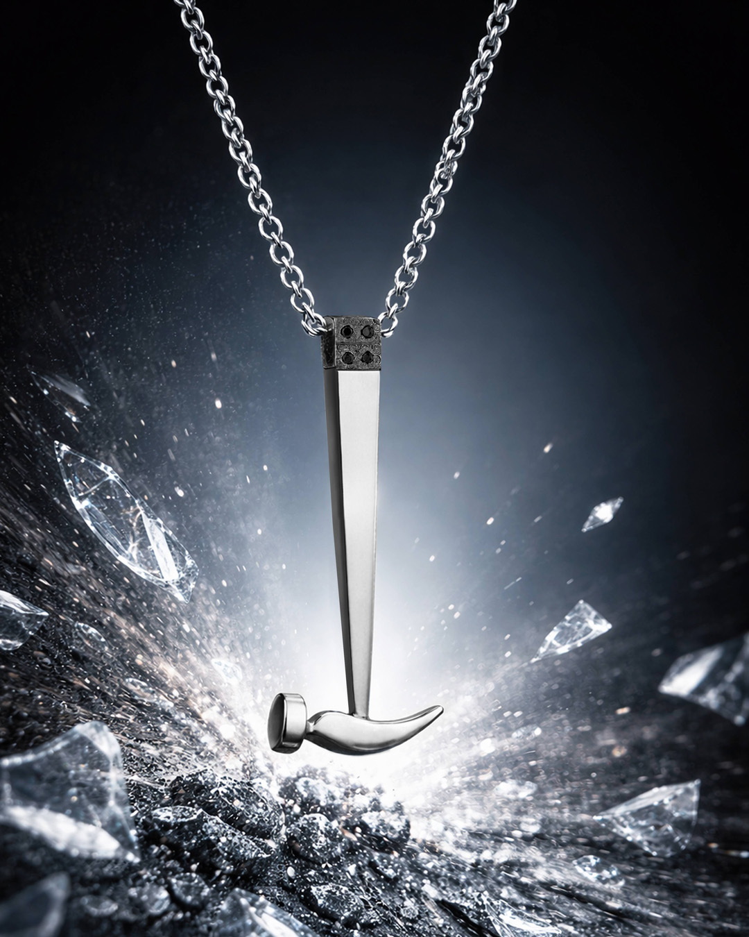 Ανδρικό μενταγιόν σφυρί από ασήμι 925 product image