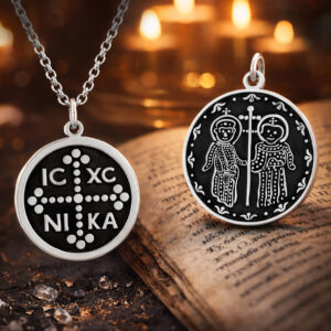 Ασημένιο Κωνσταντινάτο με τεχνητή πατίνα product image