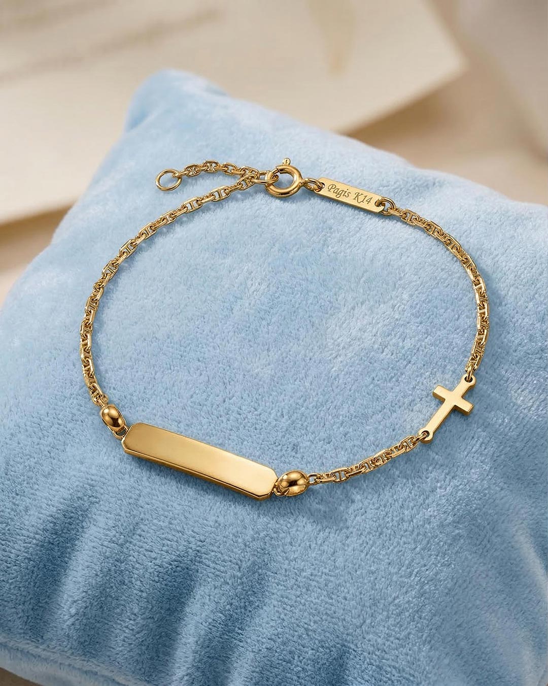 Παιδικό βραχιόλι για αγόρι από χρυσό 14Κ product image