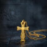 Ανδρικός βυζαντινός σταυρός από χρυσό 14Κ